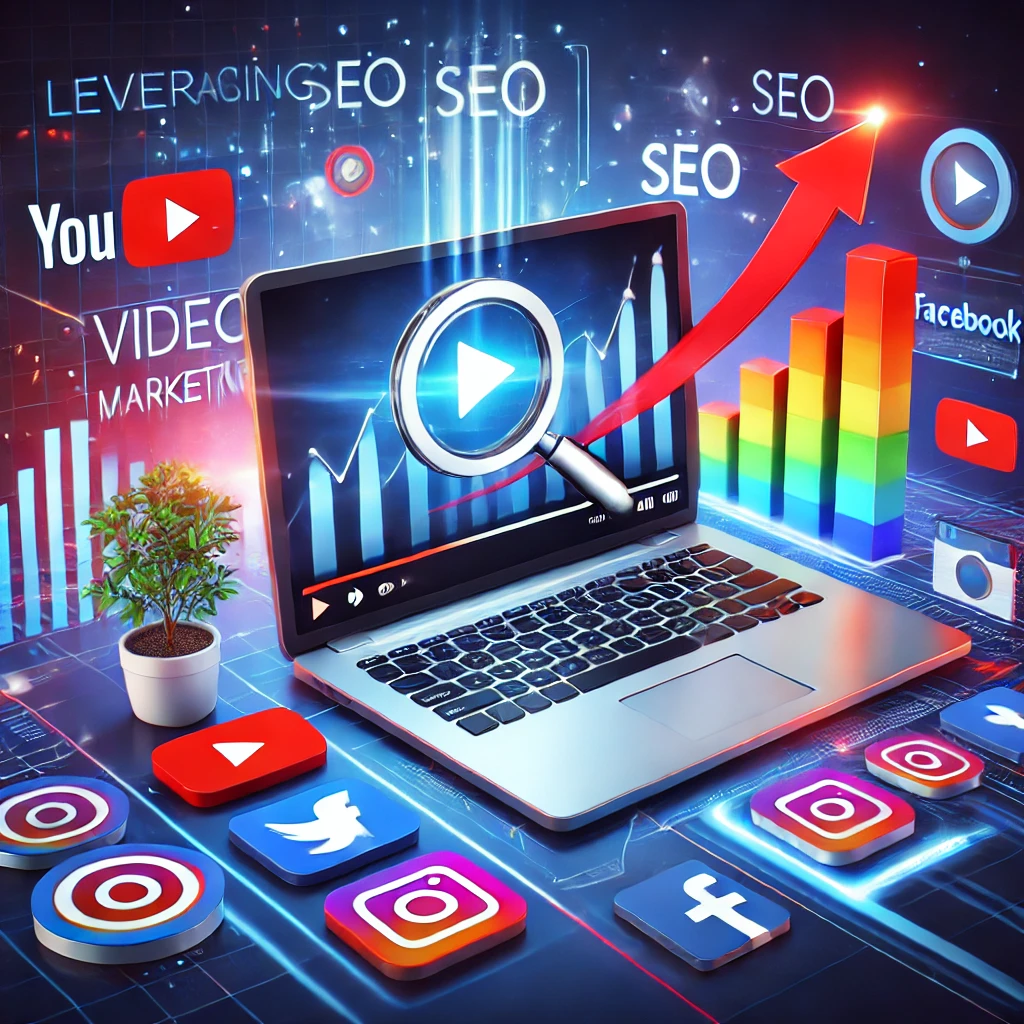 A visual representation of leveraging video marketing for SEO gains.