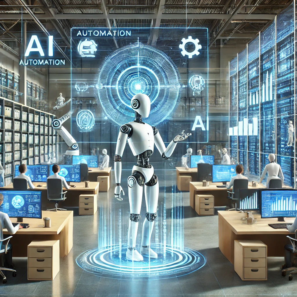 AI automation streamlining business processes for operational efficiency